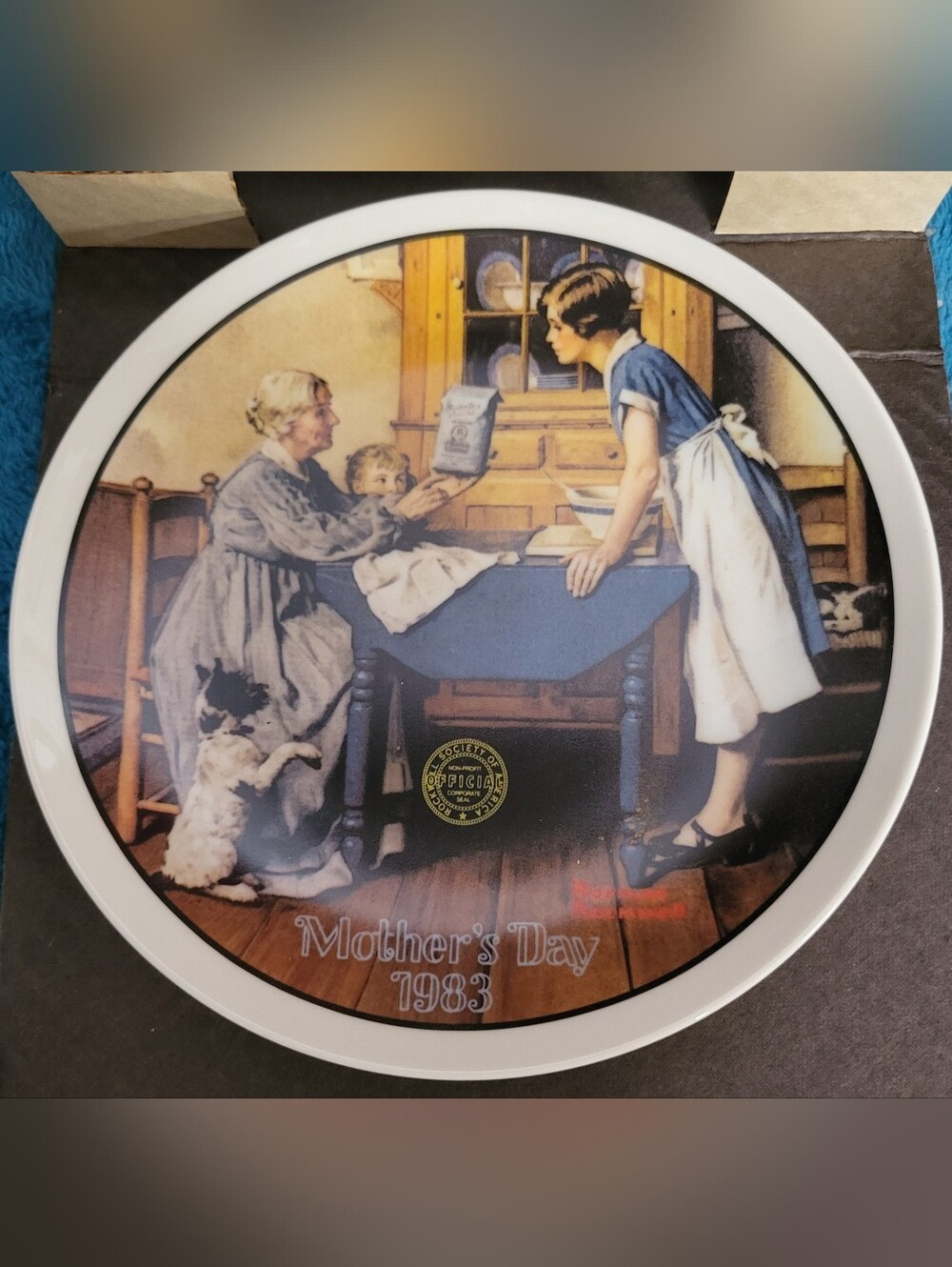 Norman Rockwell Mother's Day Collectible Plate
